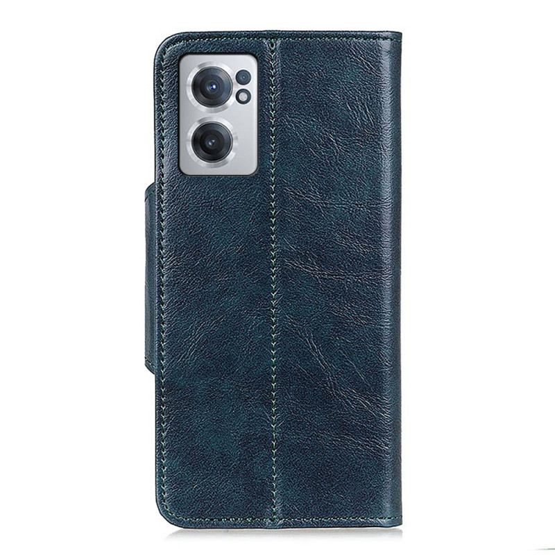 Capa De Couro Para OnePlus Nord CE 2 5G Capa Tipo Carteira Carteira Kazneh