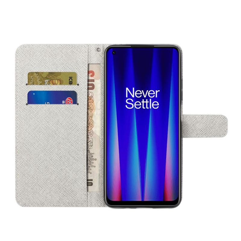 Capa Em Pele Para OnePlus Nord CE 2 5G Libélulas