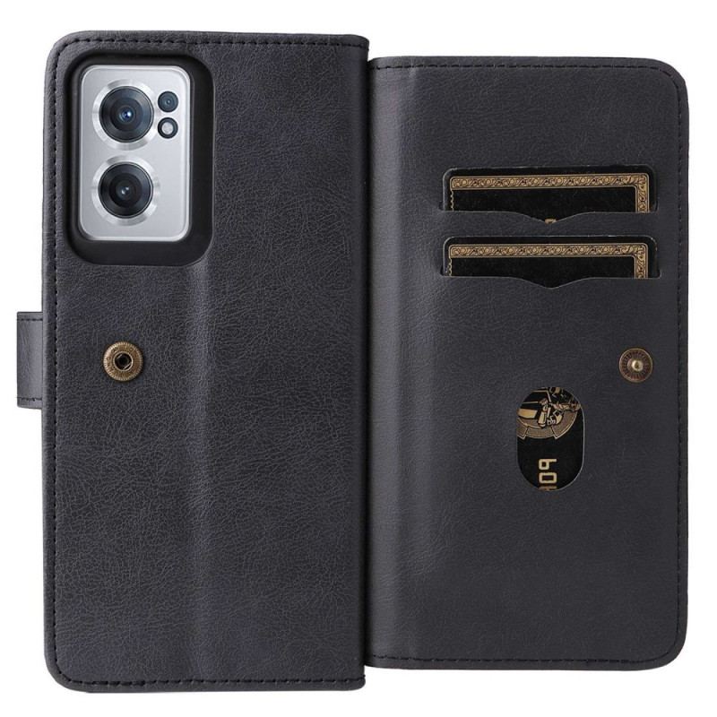 Capa Flip Para OnePlus Nord CE 2 5G Capa Tipo Carteira Carteira