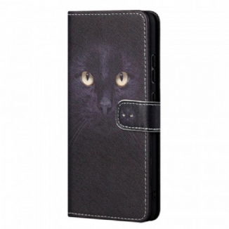 Capa Folio Para OnePlus Nord CE 2 5G Gato Escondido