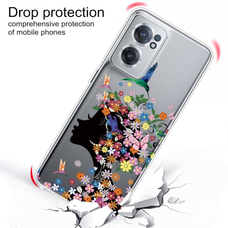 Capa Para OnePlus Nord CE 2 5G Coroa De Flores
