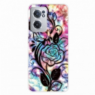 Capa Para OnePlus Nord CE 2 5G Flores Psicodélicas