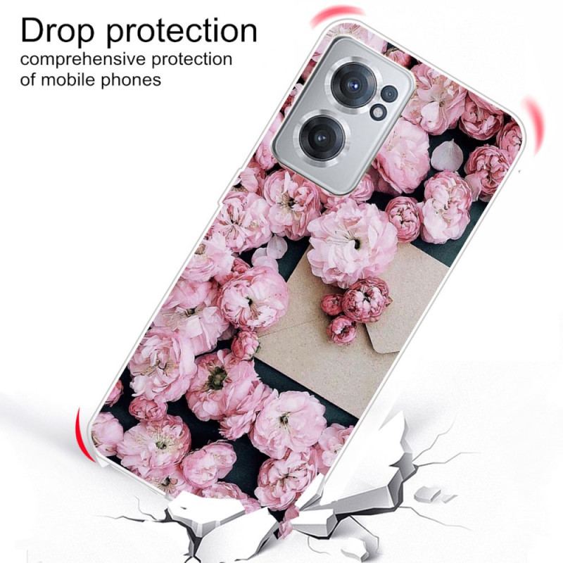 Capa Para OnePlus Nord CE 2 5G Rosas Do Dia Dos Namorados