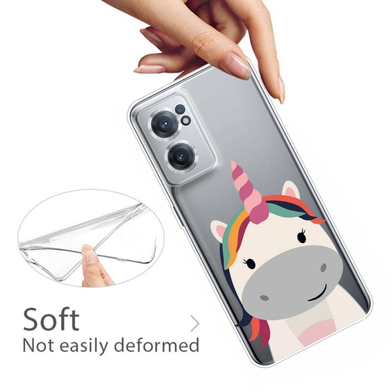 Capa Para OnePlus Nord CE 2 5G Unicórnio De Desenho Animado