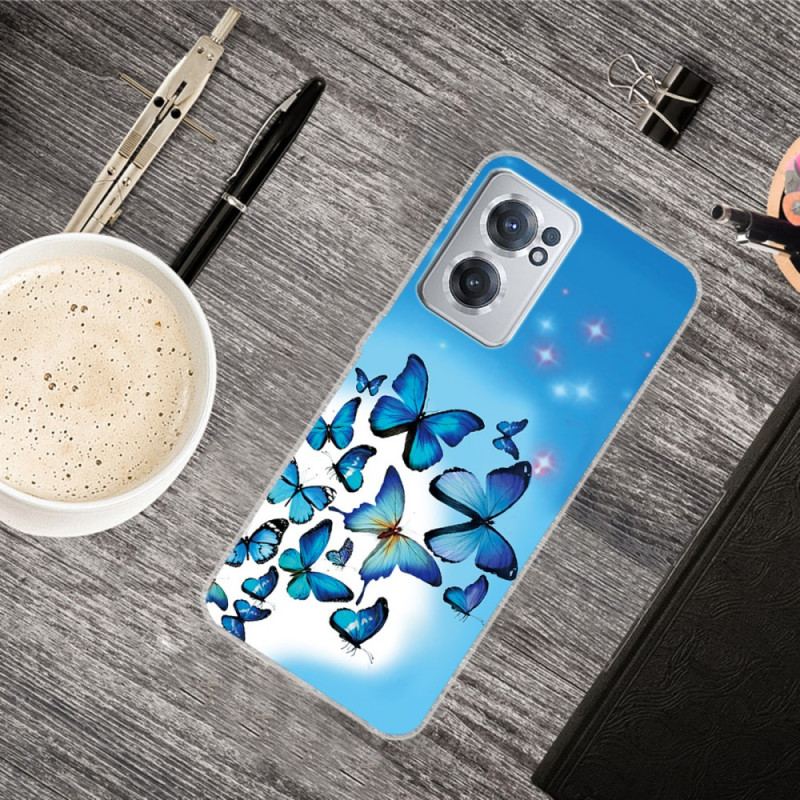 Capa Para OnePlus Nord CE 2 5G Vôo De Borboletas