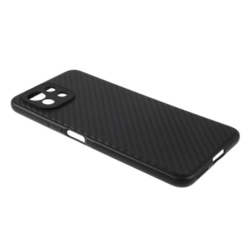 Capa De Celular Para Xiaomi Mi 11 Lite 4G / 5G / 5G NE Fibra De Carbono