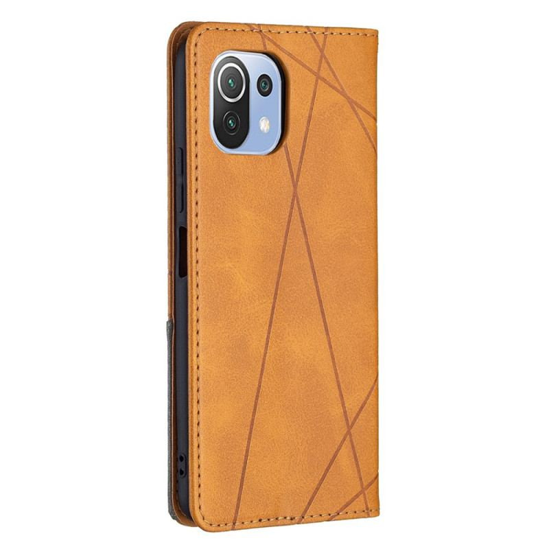 Capa De Celular Para Xiaomi Mi 11 Lite 4G / 5G / 5G NE Flip Estilo Do Artista