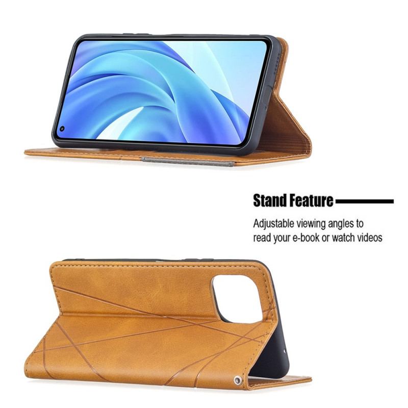 Capa De Celular Para Xiaomi Mi 11 Lite 4G / 5G / 5G NE Flip Estilo Do Artista