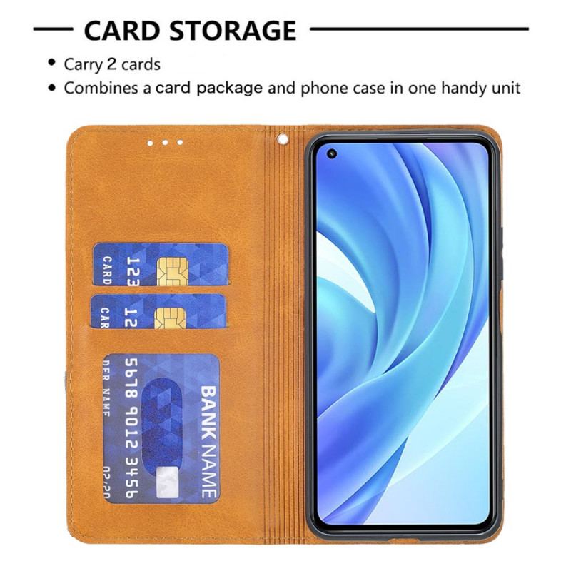 Capa De Celular Para Xiaomi Mi 11 Lite 4G / 5G / 5G NE Flip Estilo Do Artista