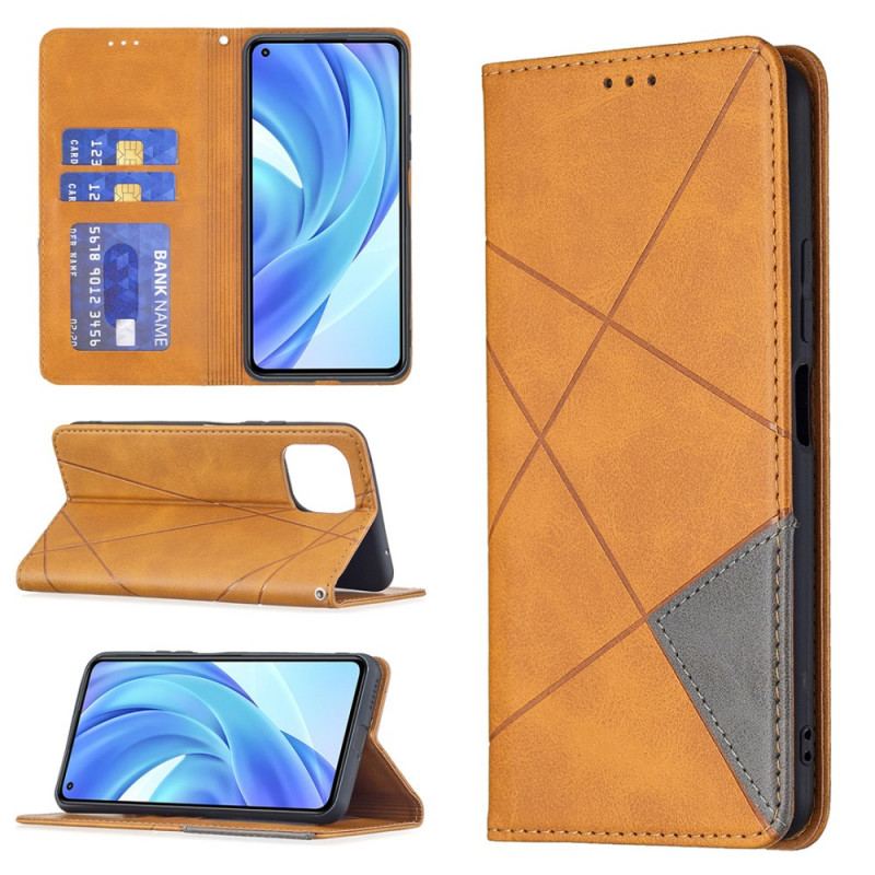 Capa De Celular Para Xiaomi Mi 11 Lite 4G / 5G / 5G NE Flip Estilo Do Artista