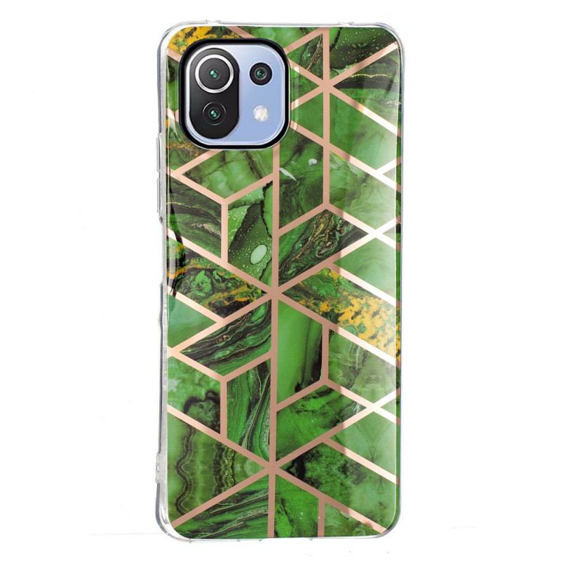 Capa De Celular Para Xiaomi Mi 11 Lite 4G / 5G / 5G NE Geometria De Mármore