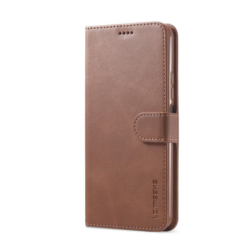 Capa De Couro Para Xiaomi Mi 11 Lite 4G / 5G / 5G NE Lc.imeeke Efeito Couro