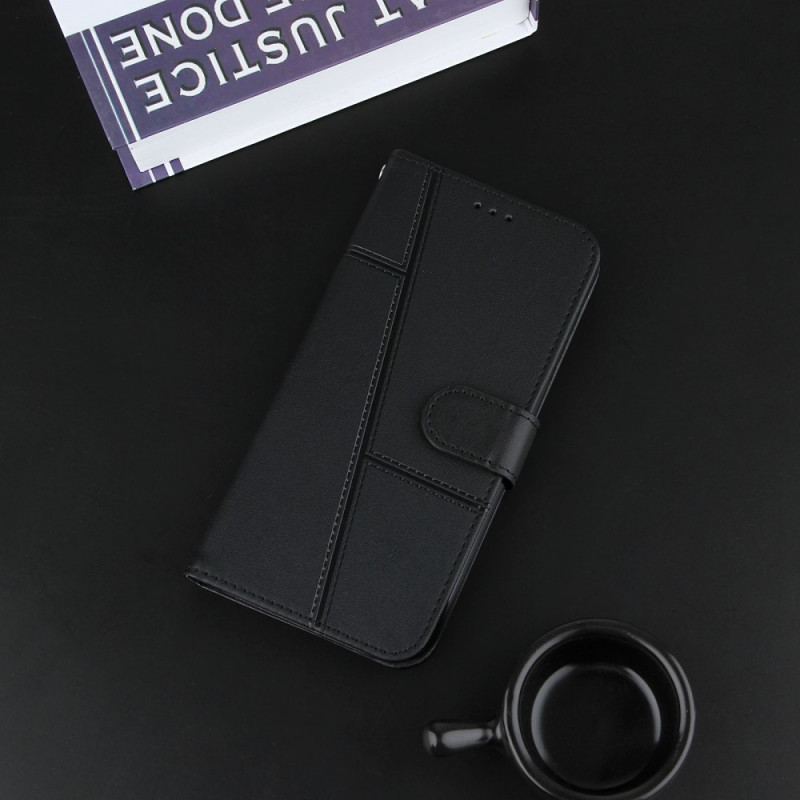 Capa Flip Para Xiaomi Mi 11 Lite 4G / 5G / 5G NE De Cordão Strap Geo