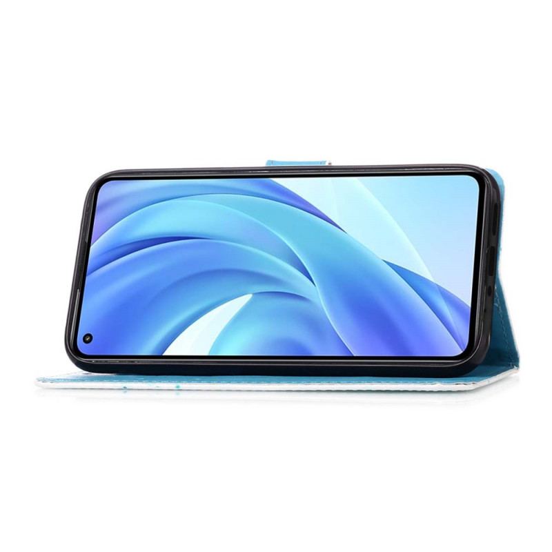 Capa Folio Para Xiaomi Mi 11 Lite 4G / 5G / 5G NE Mandala No Céu