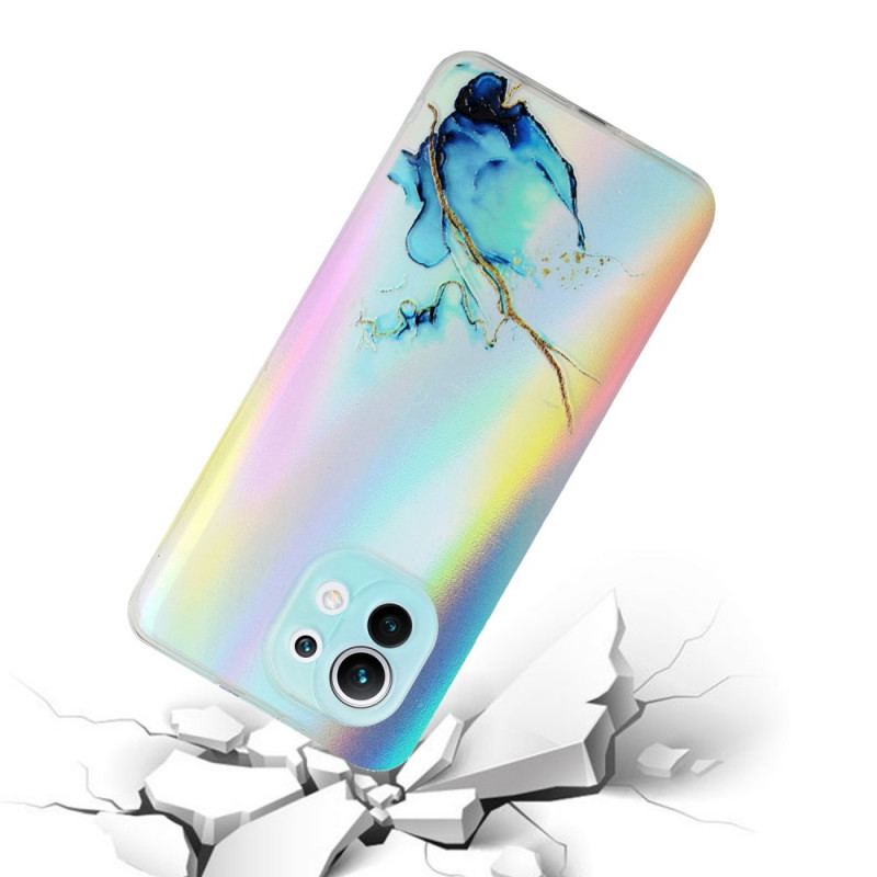 Capa Para Xiaomi Mi 11 Lite 4G / 5G / 5G NE Mármore Efeito Laser