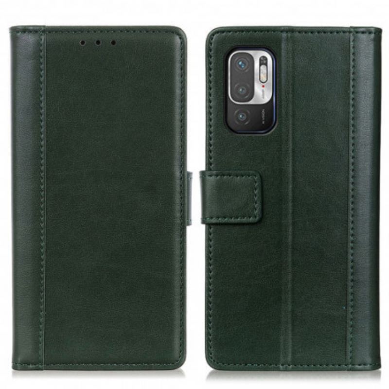 Capa Folio Para Poco M3 Pro 5G Estilo De Couro