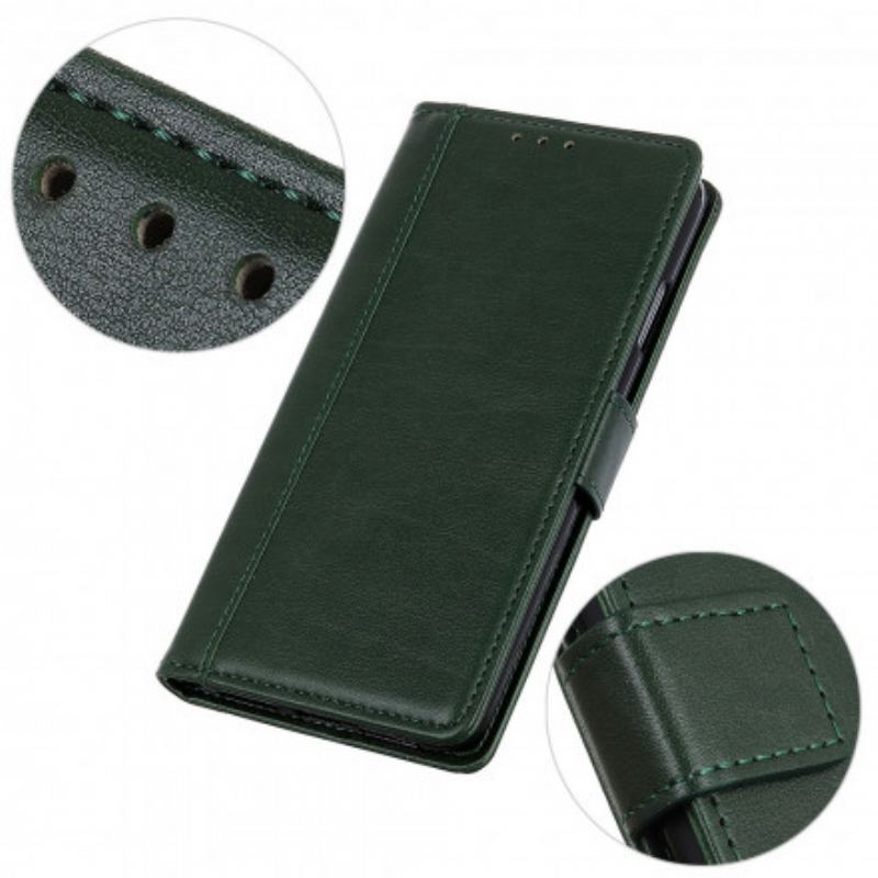 Capa Folio Para Poco M3 Pro 5G Estilo De Couro