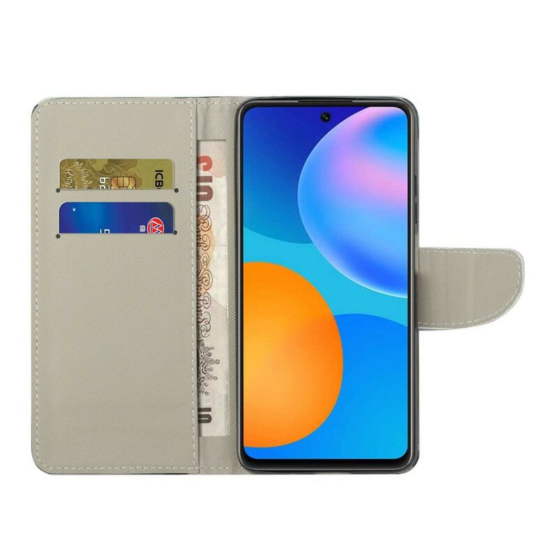 Capa Folio Para Poco M3 Pro 5G Torre Eiffel Retrô