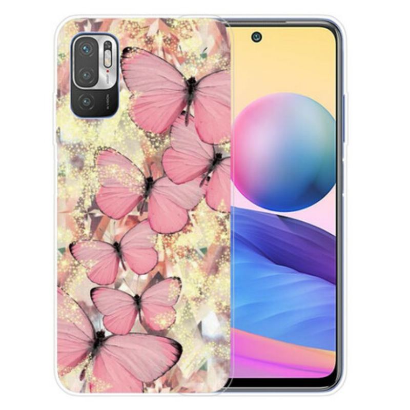 Capa Para Poco M3 Pro 5G Borboletas Reais