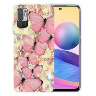 Capa Para Poco M3 Pro 5G Borboletas Reais