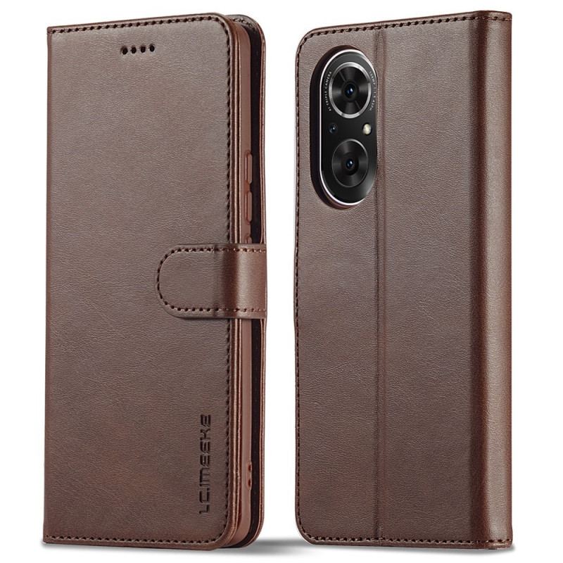 Capa De Couro Para Honor 50 SE Lc.imeeke Efeito Couro