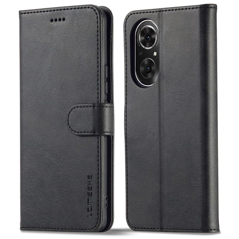 Capa De Couro Para Honor 50 SE Lc.imeeke Efeito Couro