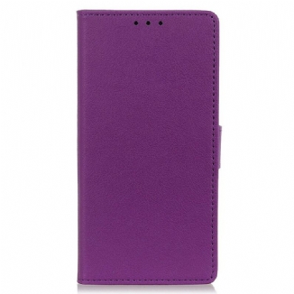 Capa Em Pele Para Honor 50 SE Efeito Couro Clássico
