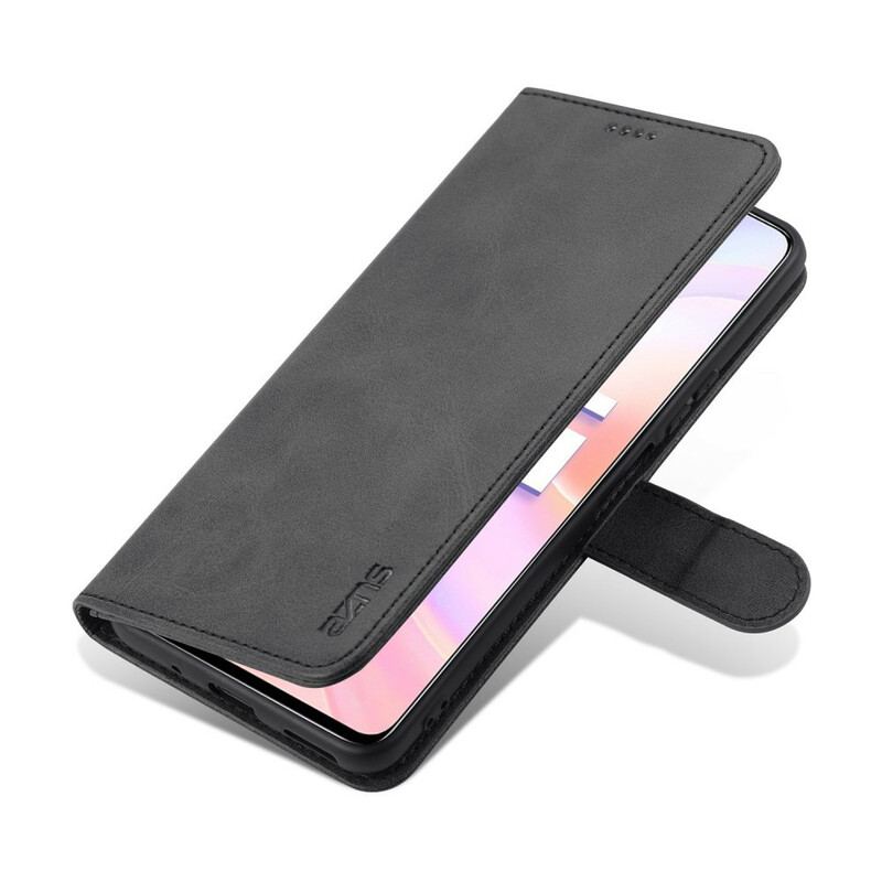 Capa Flip Para Honor 50 SE Efeito Couro Azns