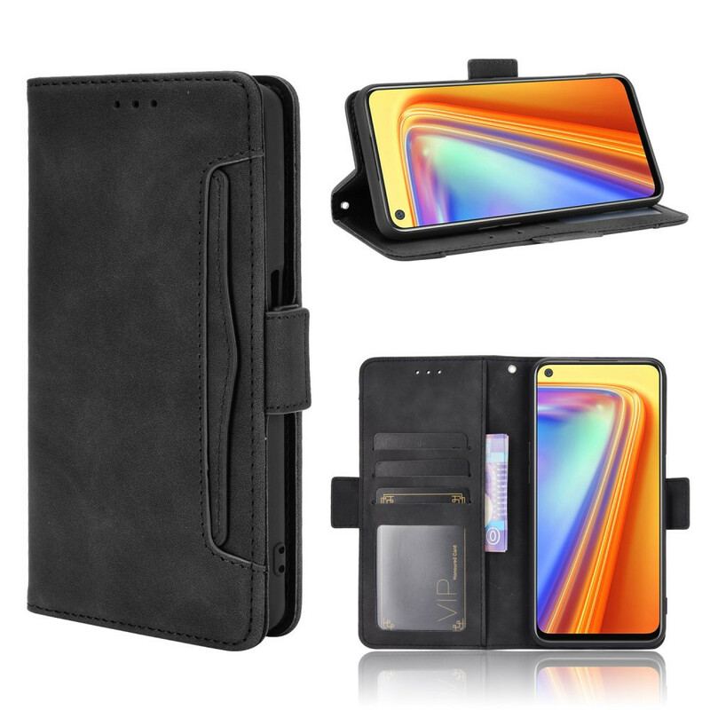 Capa Flip Para Realme 7 Multi-card Premier Class