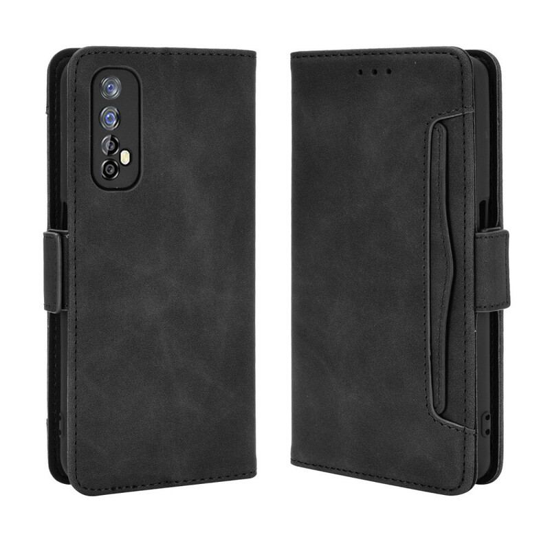 Capa Flip Para Realme 7 Multi-card Premier Class