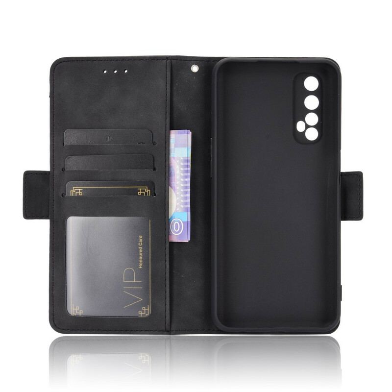 Capa Flip Para Realme 7 Multi-card Premier Class