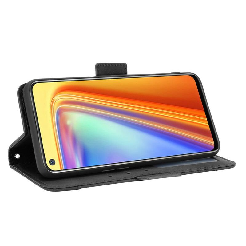 Capa Flip Para Realme 7 Multi-card Premier Class