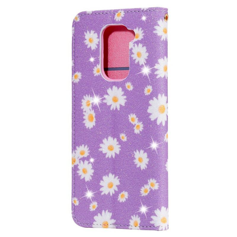 Capa De Celular Para Xiaomi Redmi Note 9 Flip Margaridas