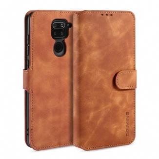 Capa Flip Para Xiaomi Redmi Note 9 Dg.ming Retro