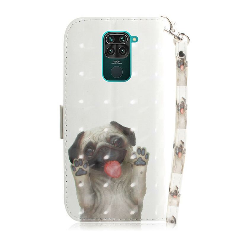 Capa Folio Para Xiaomi Redmi Note 9 De Cordão Amo Minha Tanga De Cachorro