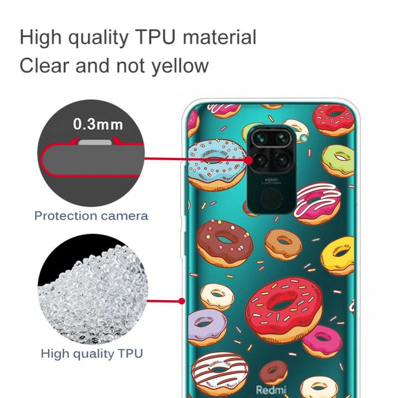Capa Para Xiaomi Redmi Note 9 Amo Rosquinhas