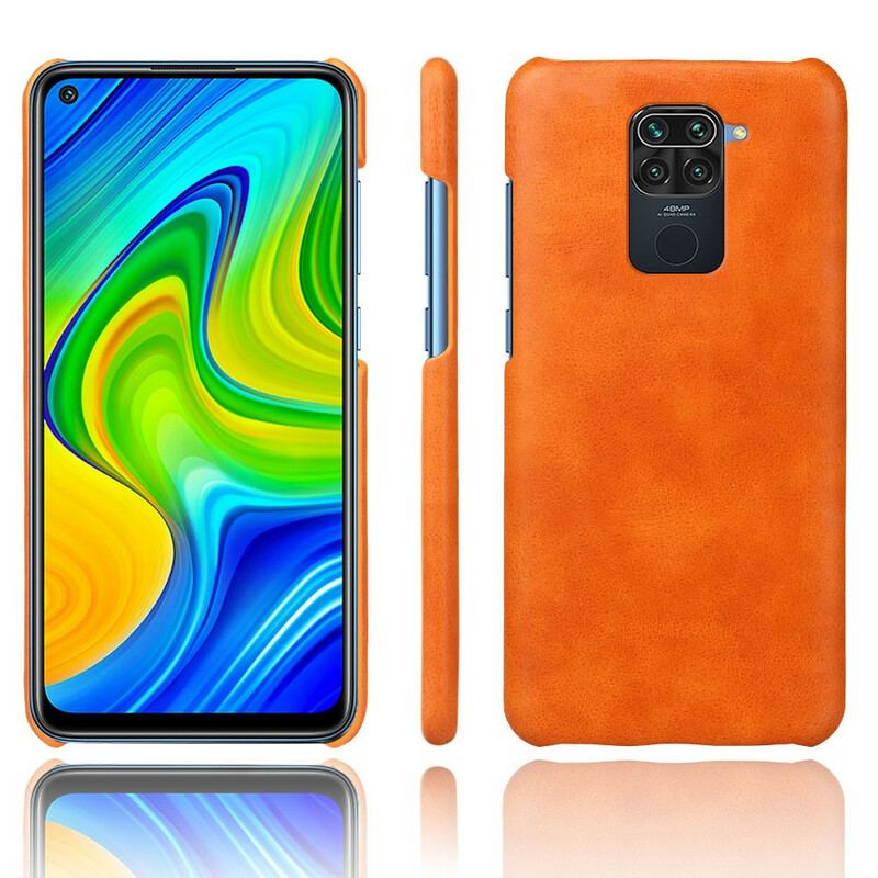 Capa Para Xiaomi Redmi Note 9 Efeito Couro Ksq