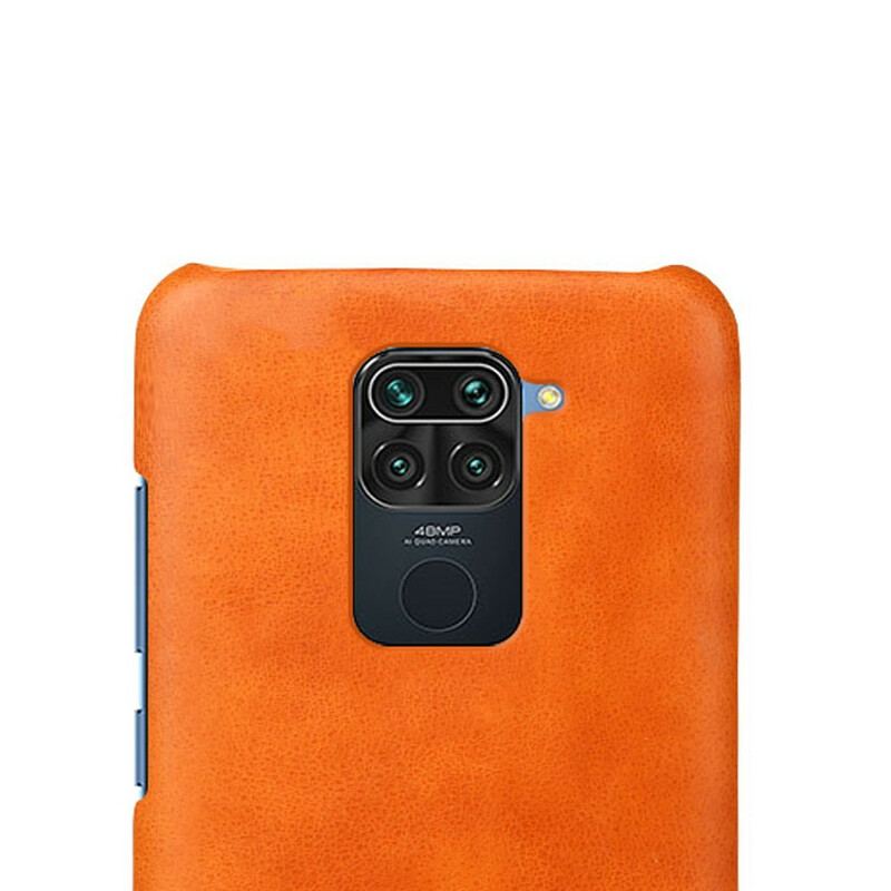 Capa Para Xiaomi Redmi Note 9 Efeito Couro Ksq