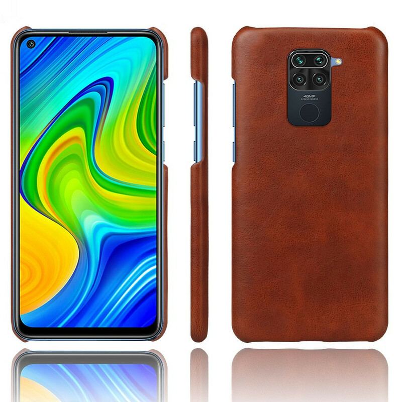 Capa Para Xiaomi Redmi Note 9 Efeito Couro Ksq
