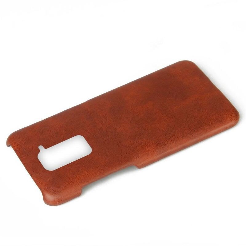 Capa Para Xiaomi Redmi Note 9 Efeito Couro Ksq