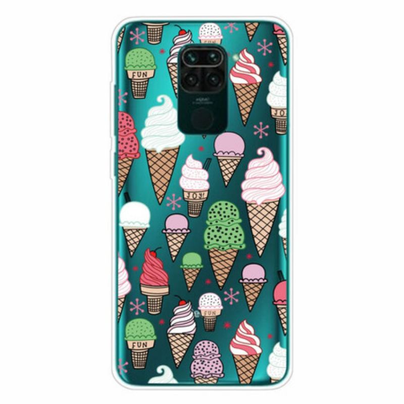 Capa Para Xiaomi Redmi Note 9 Sorvete De Creme Colorido