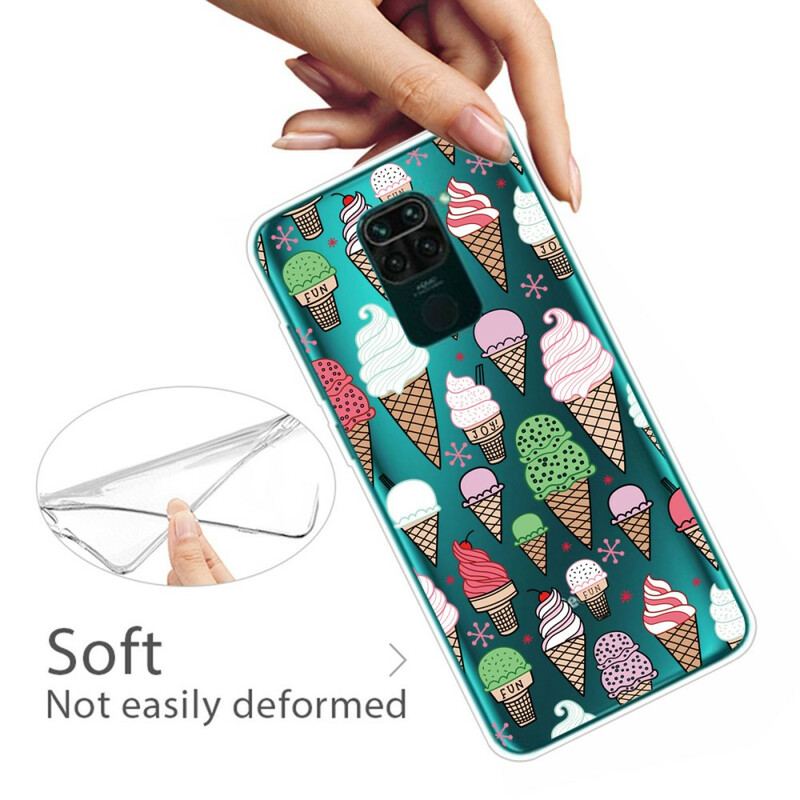 Capa Para Xiaomi Redmi Note 9 Sorvete De Creme Colorido