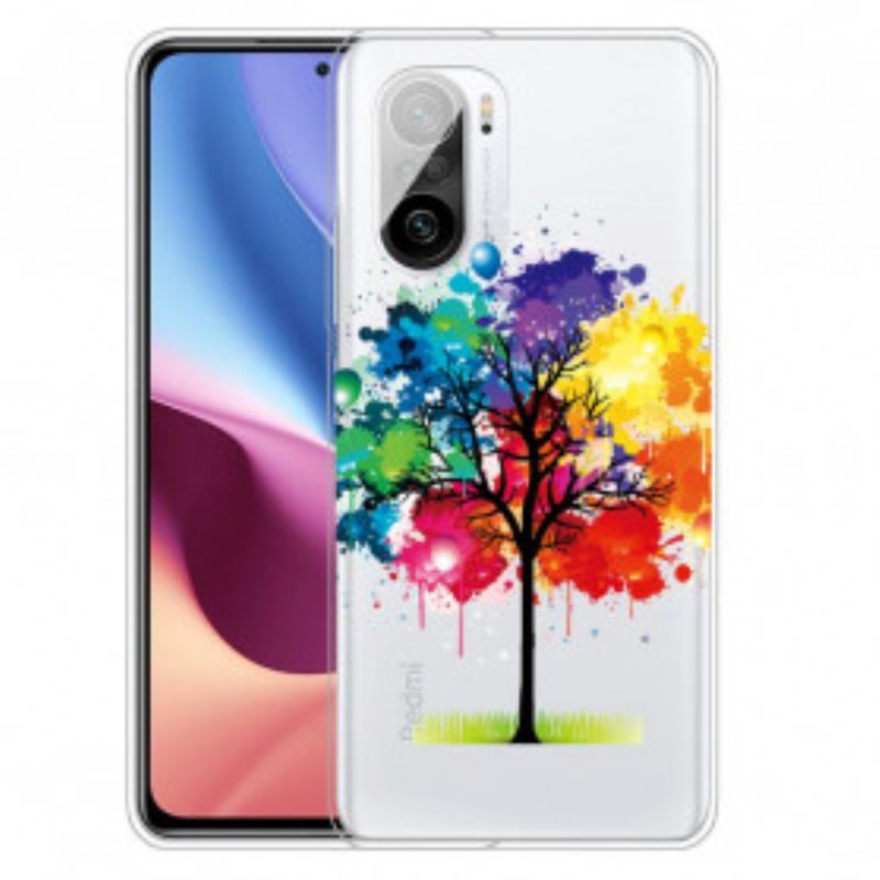 Capa Para Poco F3 Árvore Aquarela Perfeita