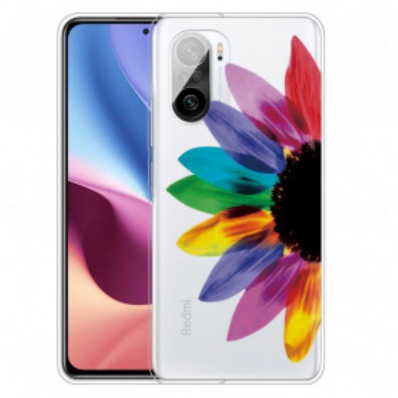 Capa Para Poco F3 Flor Colorida