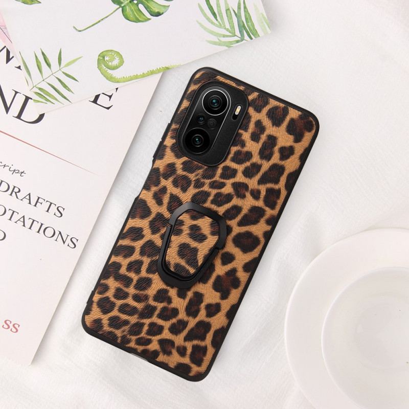 Capa Para Poco F3 Suporte Para Anel De Leopardo Suporte Para Anel De Leopardo