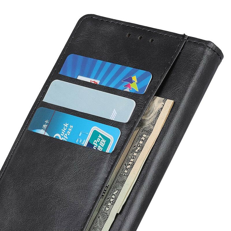 Capa Em Pele Para Google Pixel 6 Pro Botão De Couro Falso