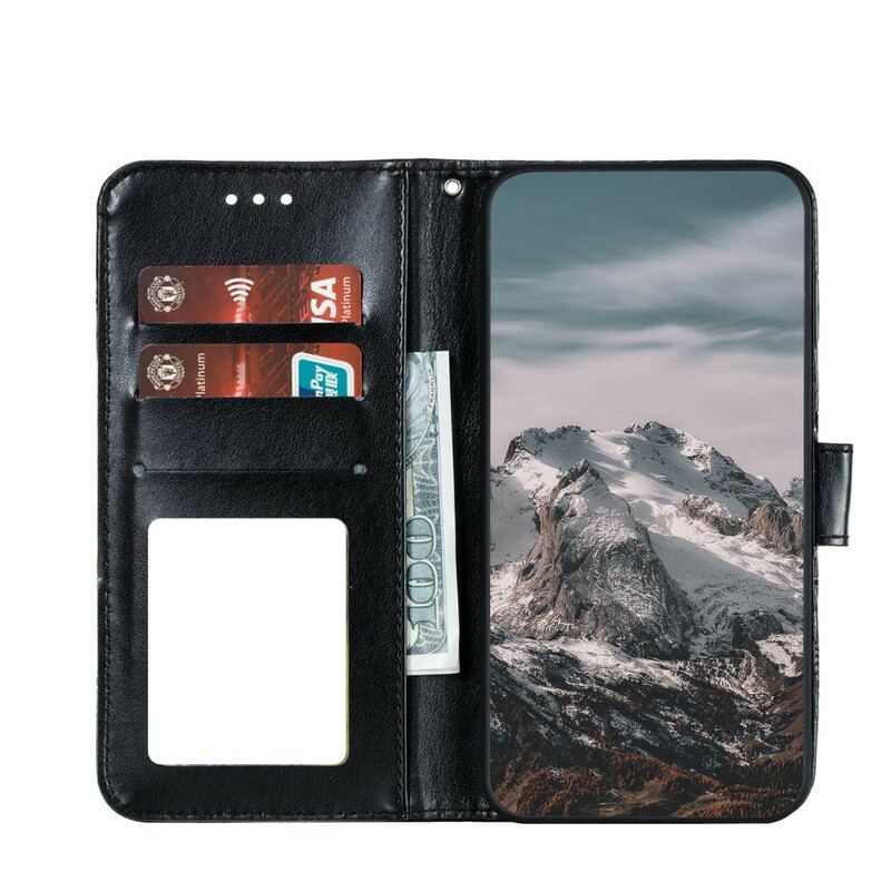 Capa Em Pele Para Google Pixel 6 Pro Mandala Completa
