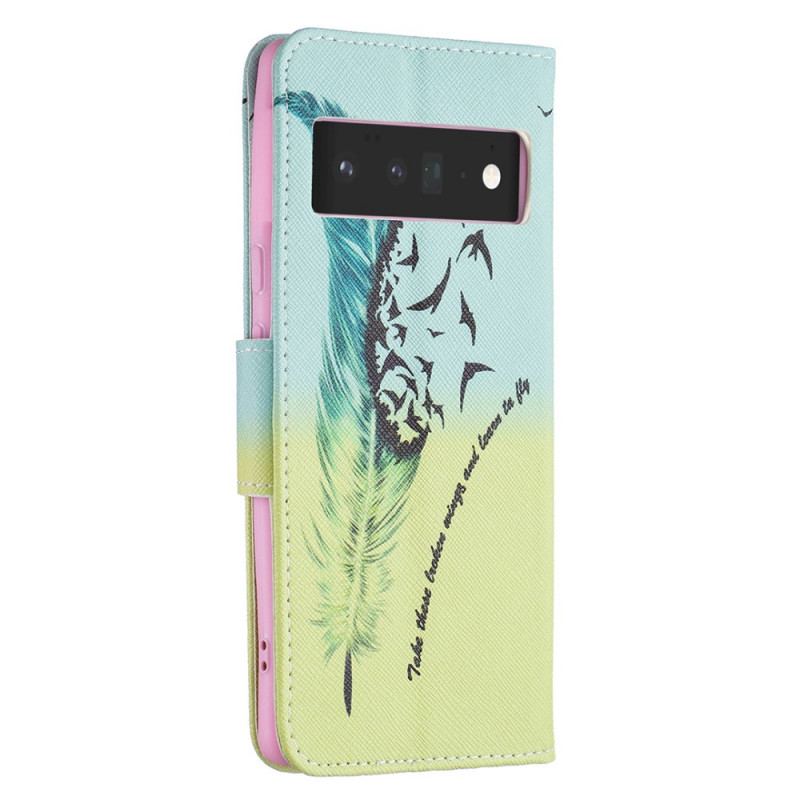 Capa Flip Para Google Pixel 6 Pro Aprender A Voar