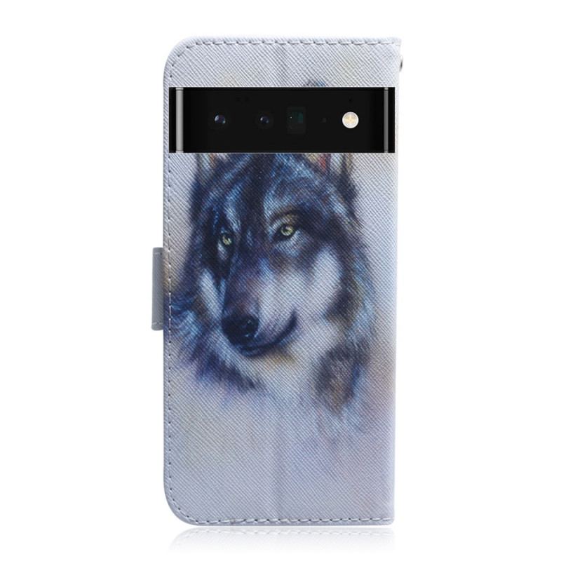 Capa Flip Para Google Pixel 6 Pro Olhar Canino