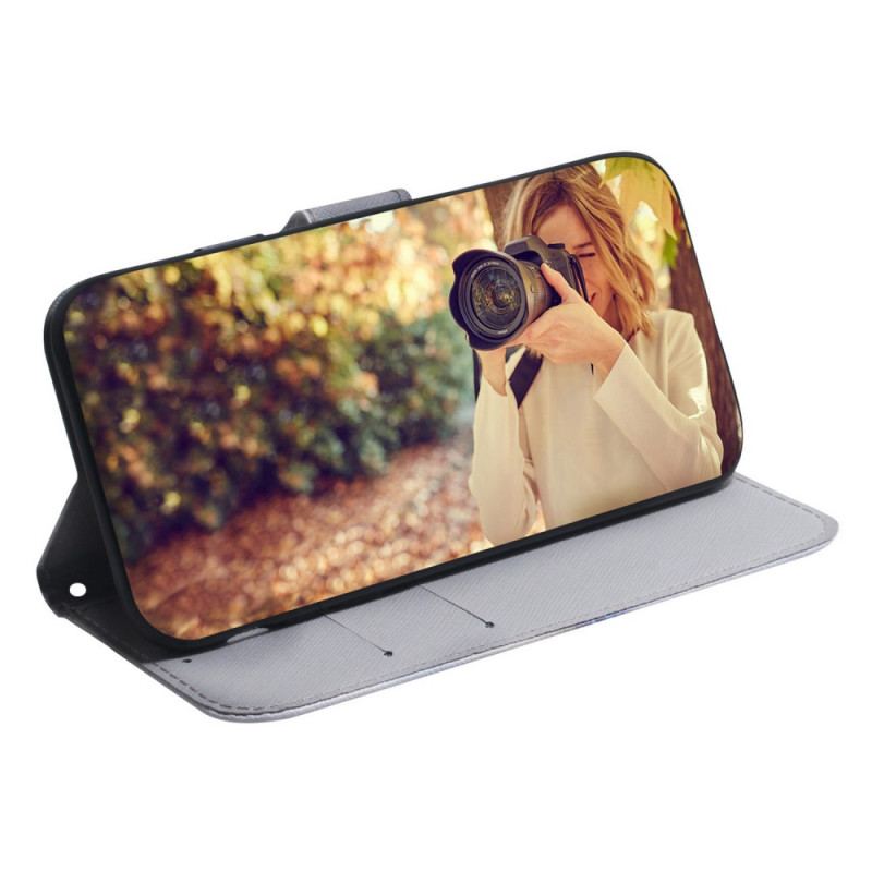Capa Folio Para Google Pixel 6 Pro Cara De Tigre